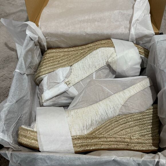 NIB Naturalizer Espadrille Wedge Sandals Berlin Comfort Heel Bettina Boho Sz 12 - Picture 7 of 13